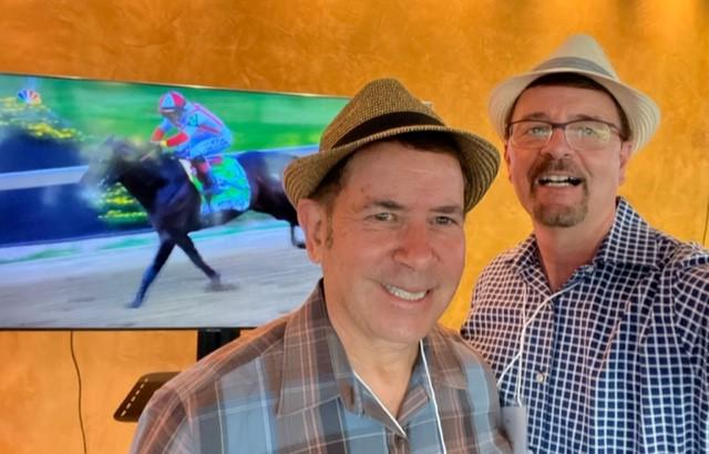 Michael Singer and James Smith at 2022 Preakness Party